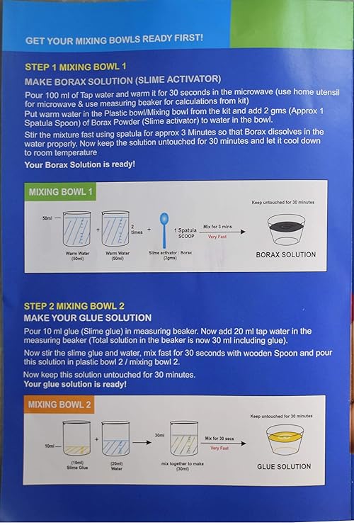 Slime lab for boys and girls with slime activator (diy, safe for kids) (made in india)- Multi color