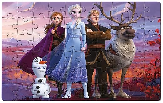 Frank Disney Frozen 2 Puzzle - 60 Piece Jigsaw Puzzle for Kids for Age 5 Years Old and Above