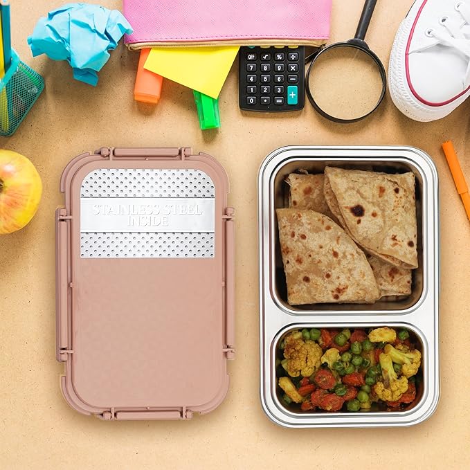SteelAdam Insulated Two Cavity Lunch Box