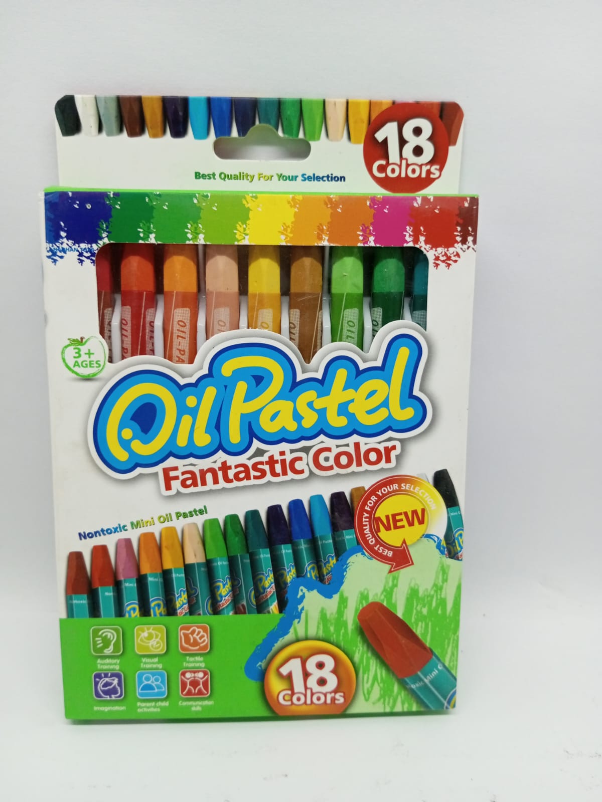Oil Pastel 18 Colours