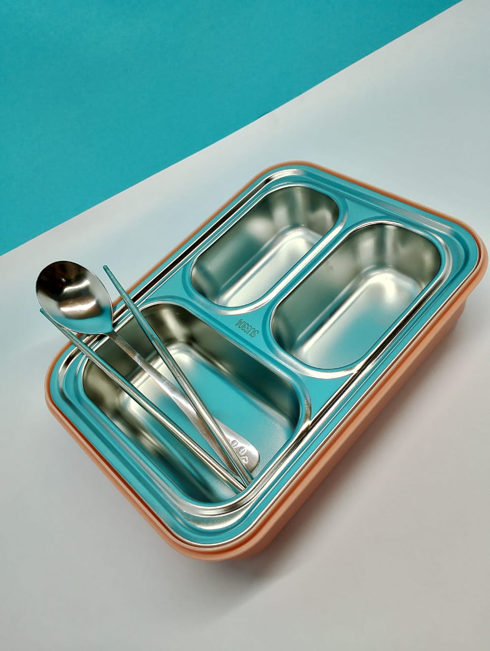 Fresh Food Transparent Stainless Steel Lunch Box