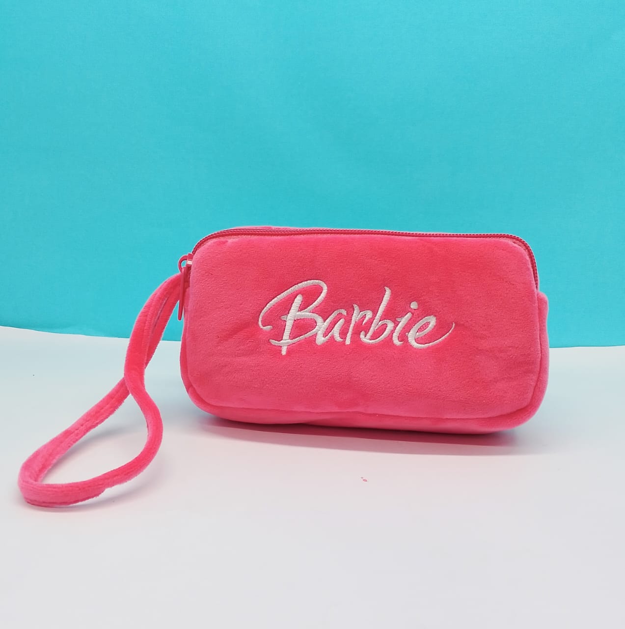Pink Barbie Soft Pencil Pouch for Kids