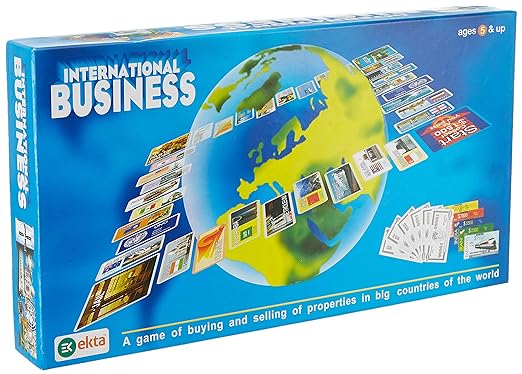 International Business Board Game for Family, Kid, Multicolor