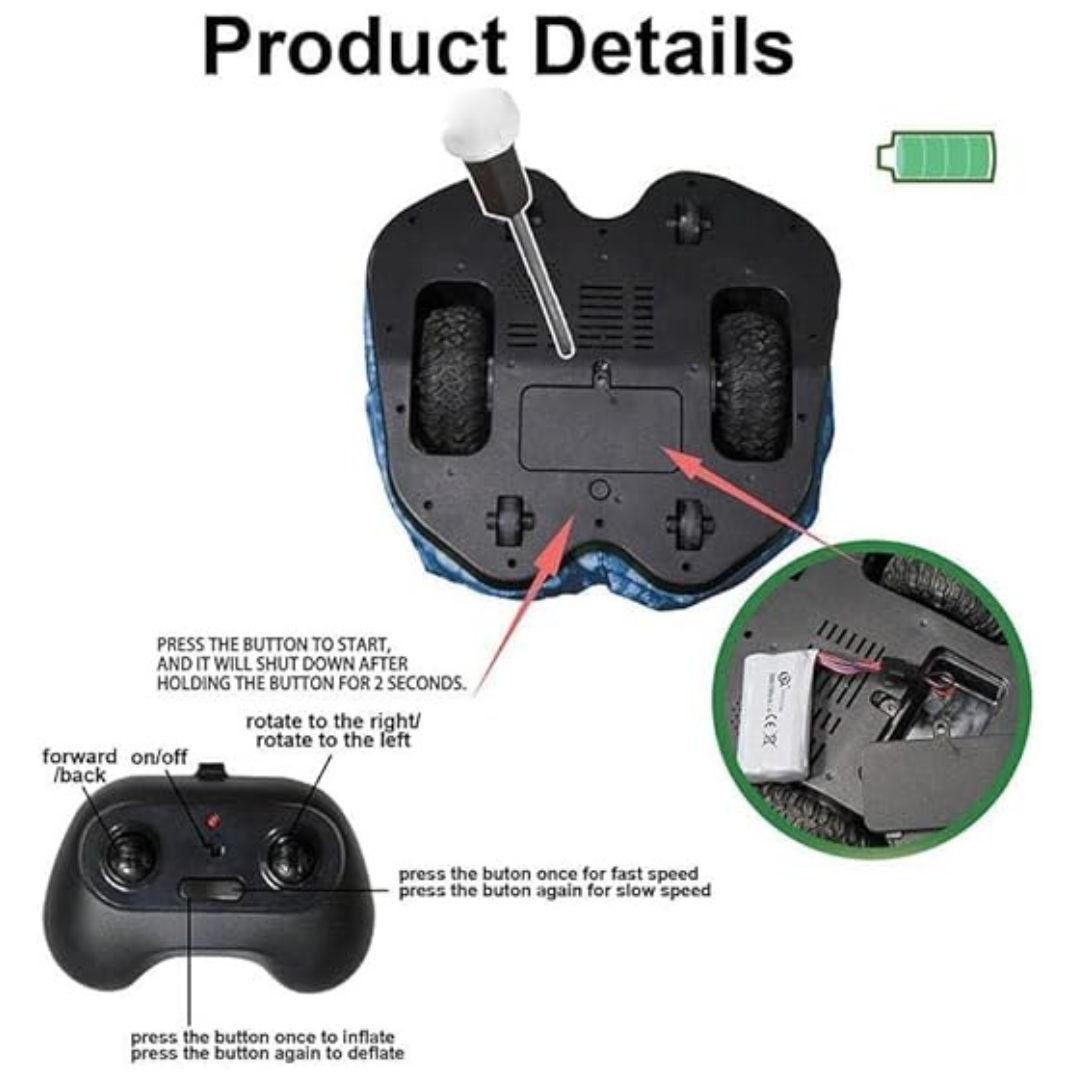 Electric Inflatable Remote Control Dinosaur