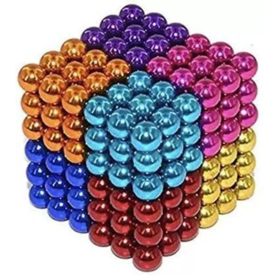 Magnetic Ball For Stress Relief Cube Toy 216 pieces [Multicolor]