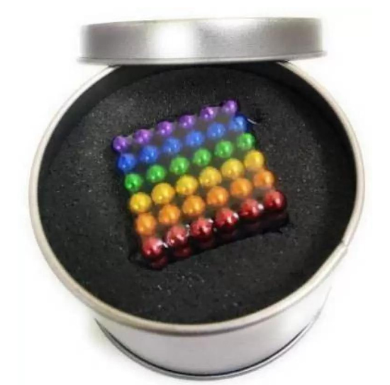 Magnetic Ball For Stress Relief Cube Toy 216 pieces [Multicolor]