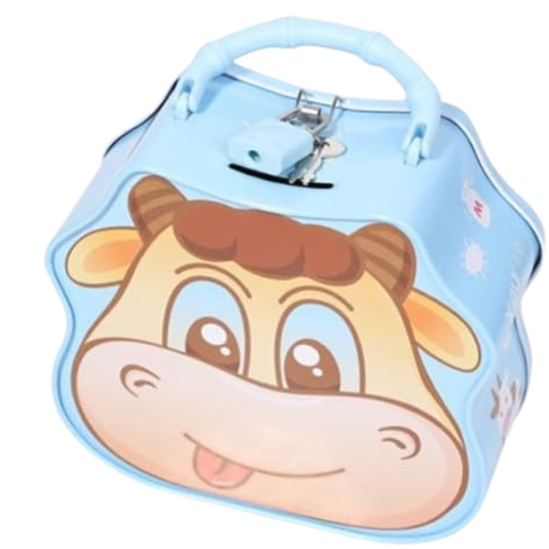 Cow Shaped Coin Bank For Kids