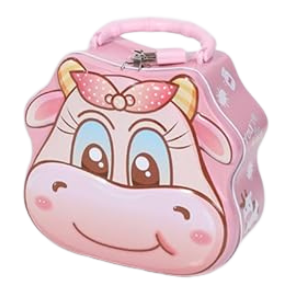 Cow Shaped Coin Bank For Kids
