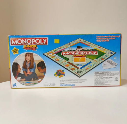 Junior Monopoly Board Game  for kids