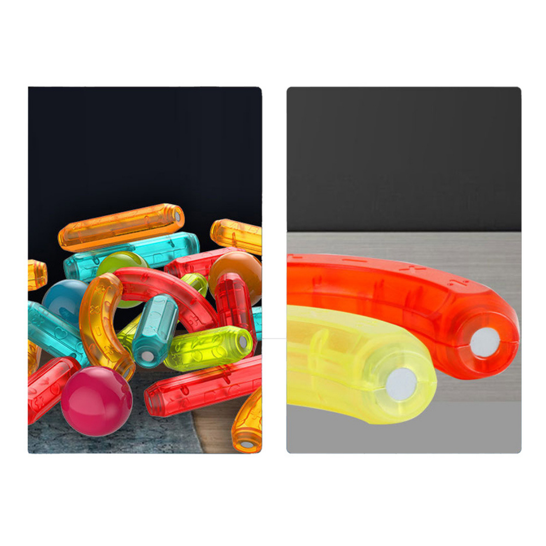 Educational Magnetic Blocks Set of 102 Elements