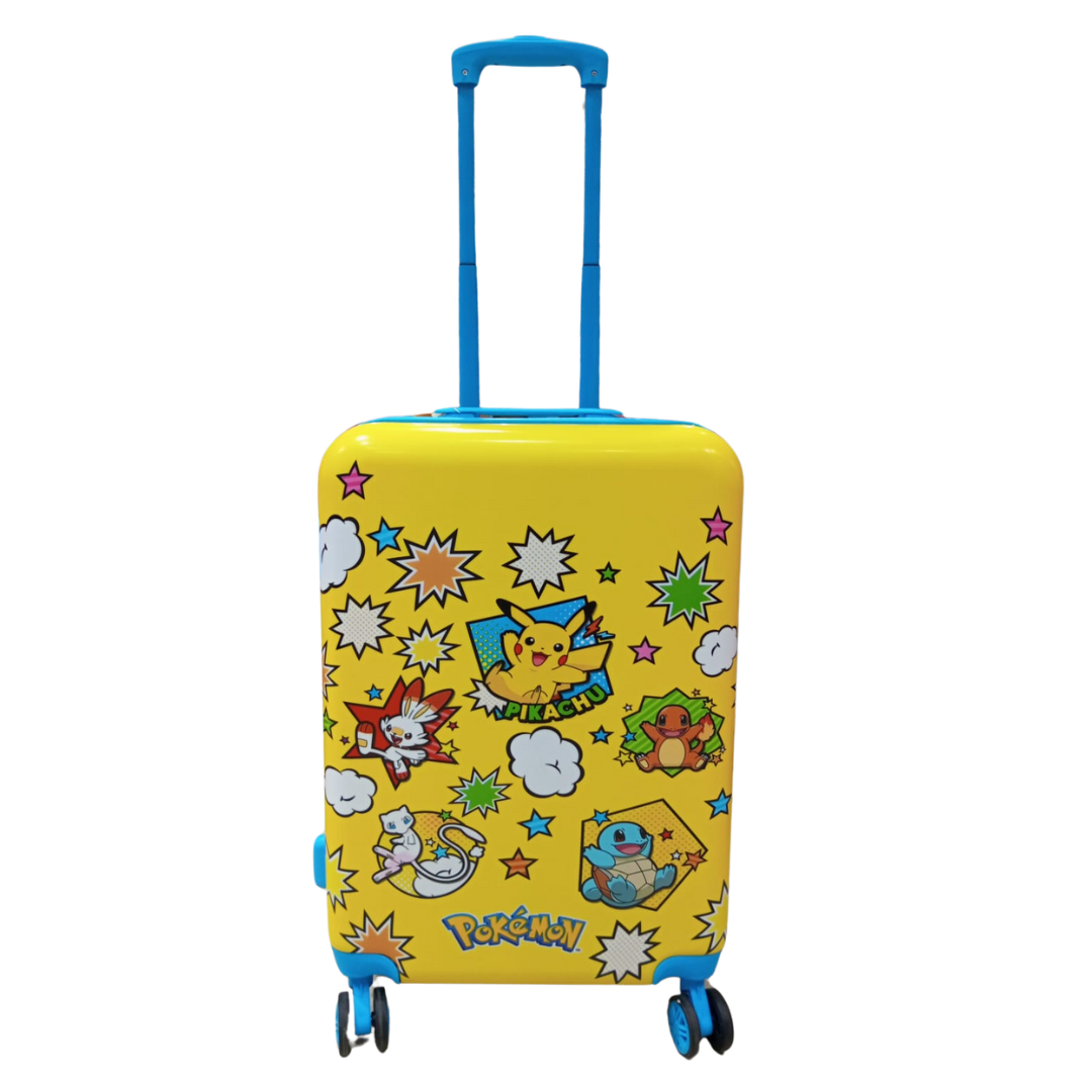 Pikachu Printed Kids Trolley Bag 56 cm