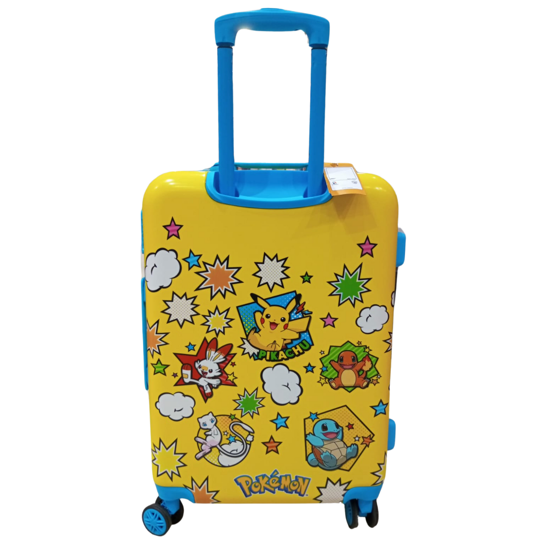 Pikachu Printed Kids Trolley Bag 56 cm