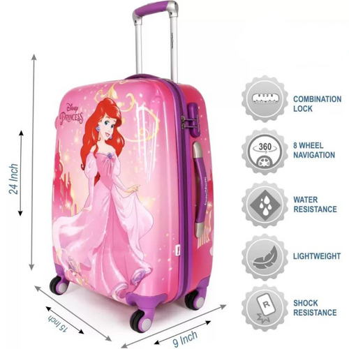 Medium Cabin Suitcase (60 cm) Wheels Ariel Pink Polycarbonate