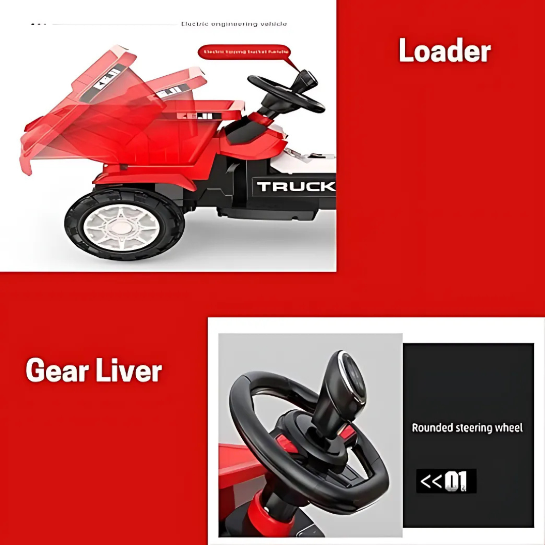 Electric Tractor for Kids- Ride on Dumper