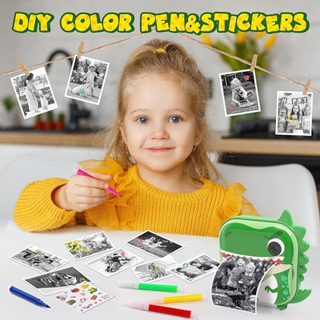 Cute Dinosaur Kid Instant Camera