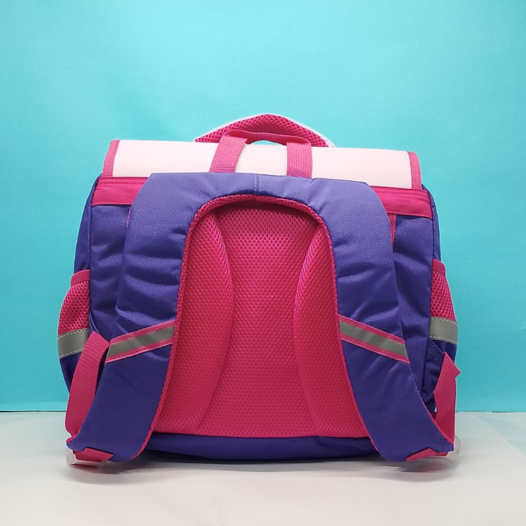 Cute School Bus Design Rectangular Shape Bagpack