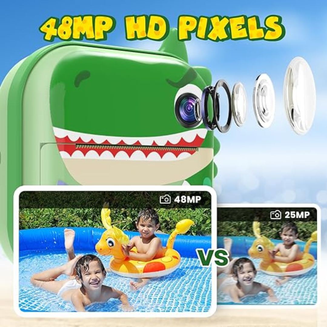 Cute Dinosaur Kid Instant Camera