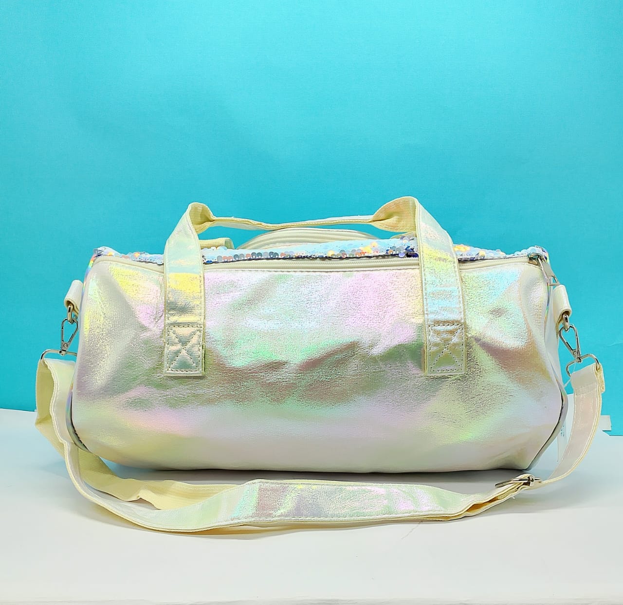 Unicorn Holographic Sequence Girls Travel Bag for Teen