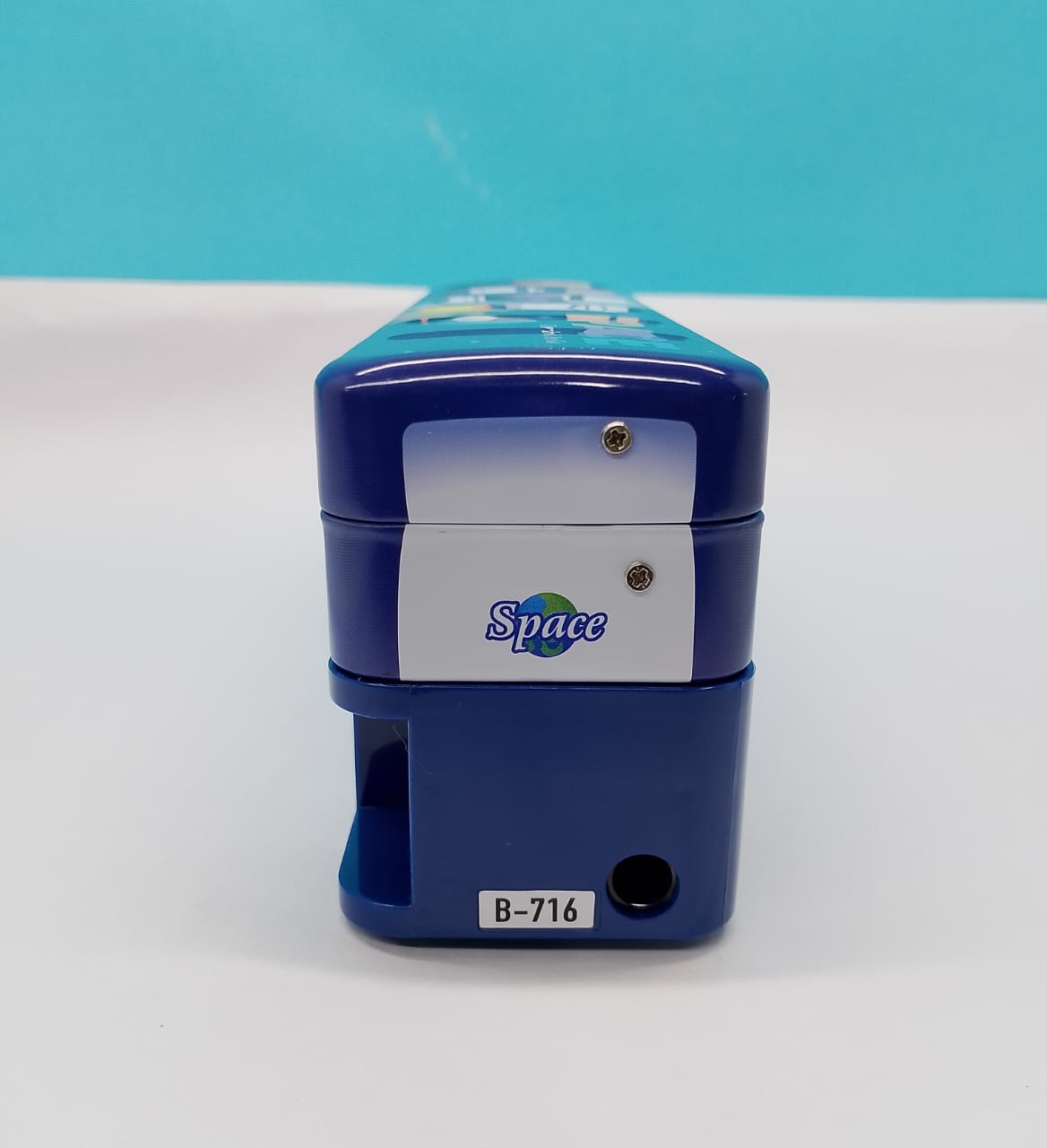 Bus Toy Metal Pencil Box with Moving Tyres & Sharpener