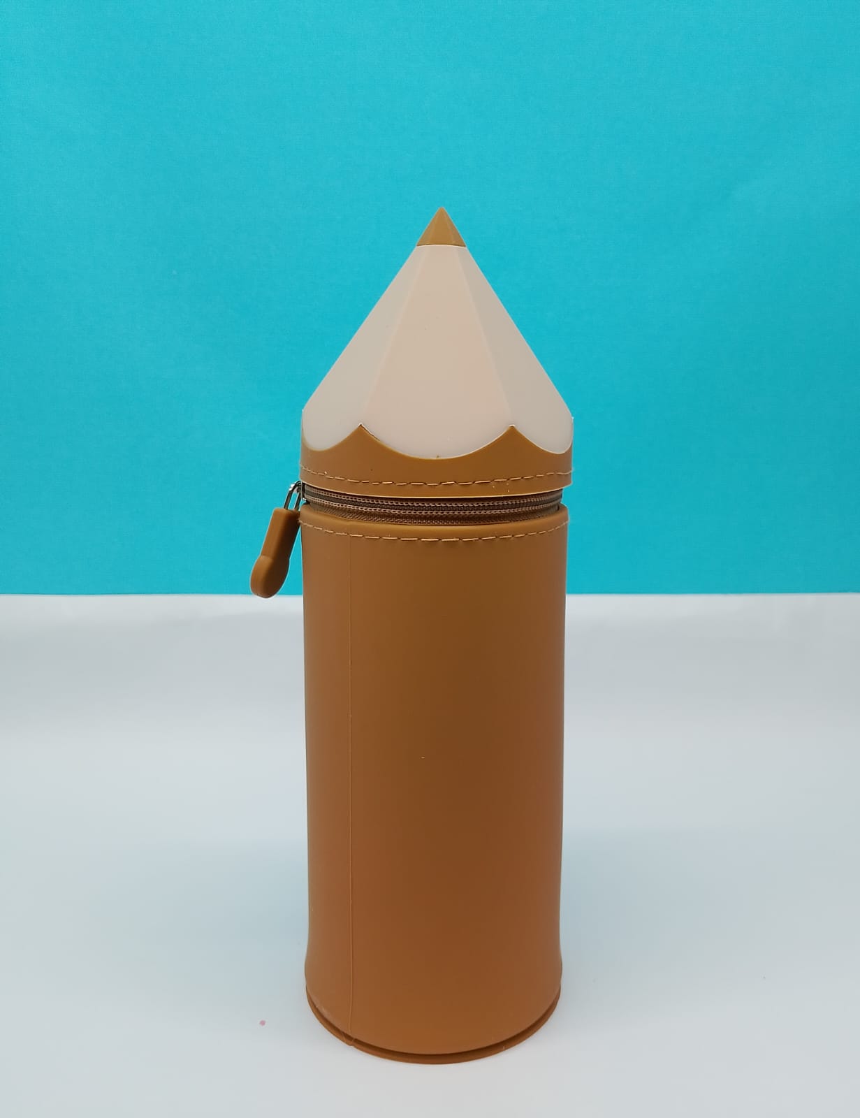 Cute Pen-Shaped Silicon Pencil Case