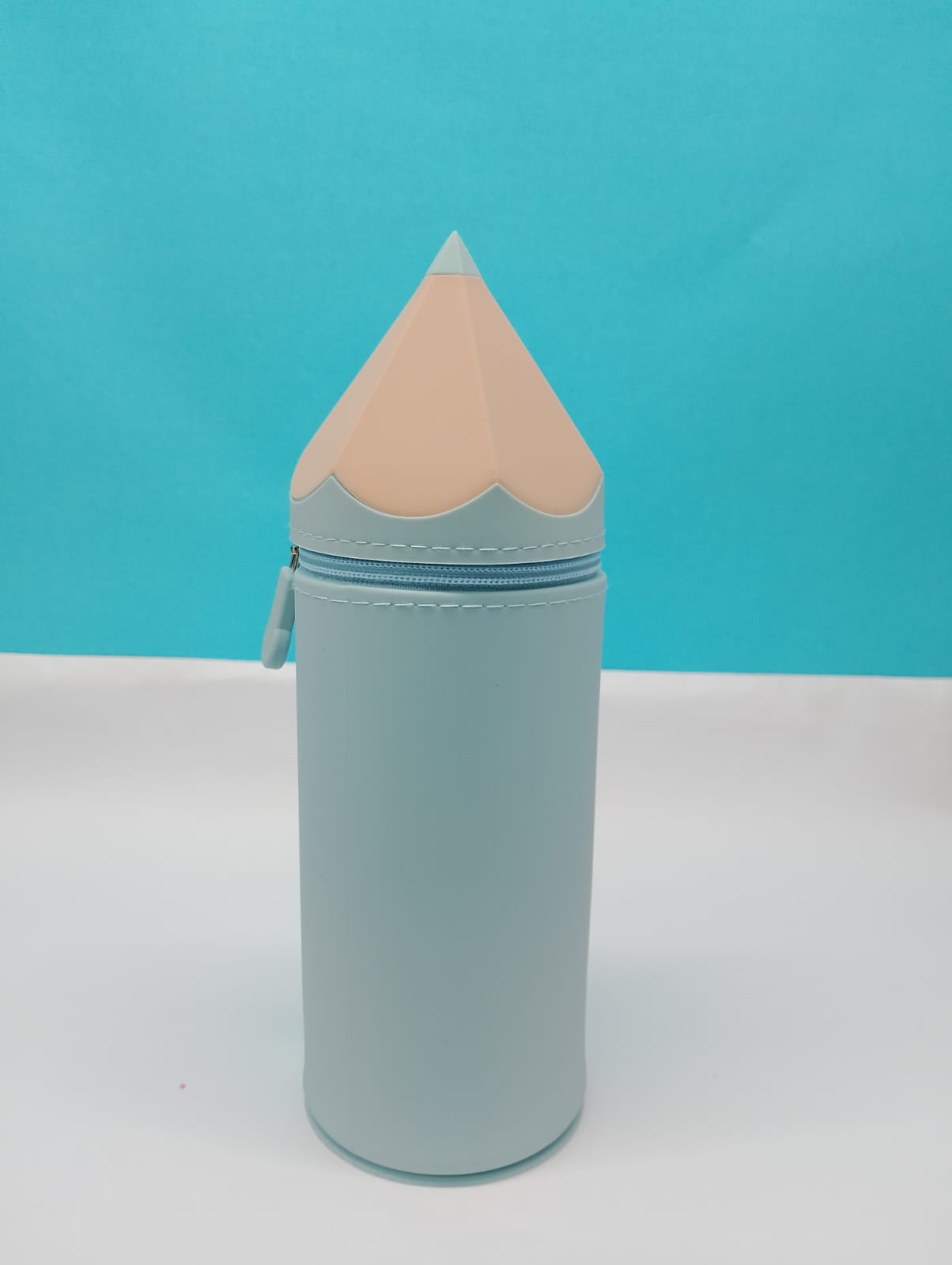 Cute Pen-Shaped Silicon Pencil Case