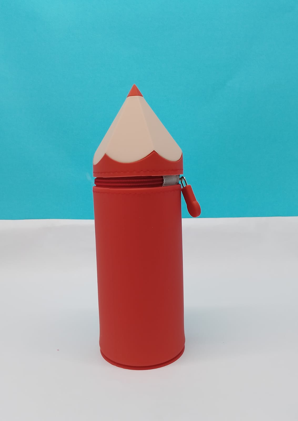 Cute Pen-Shaped Silicon Pencil Case