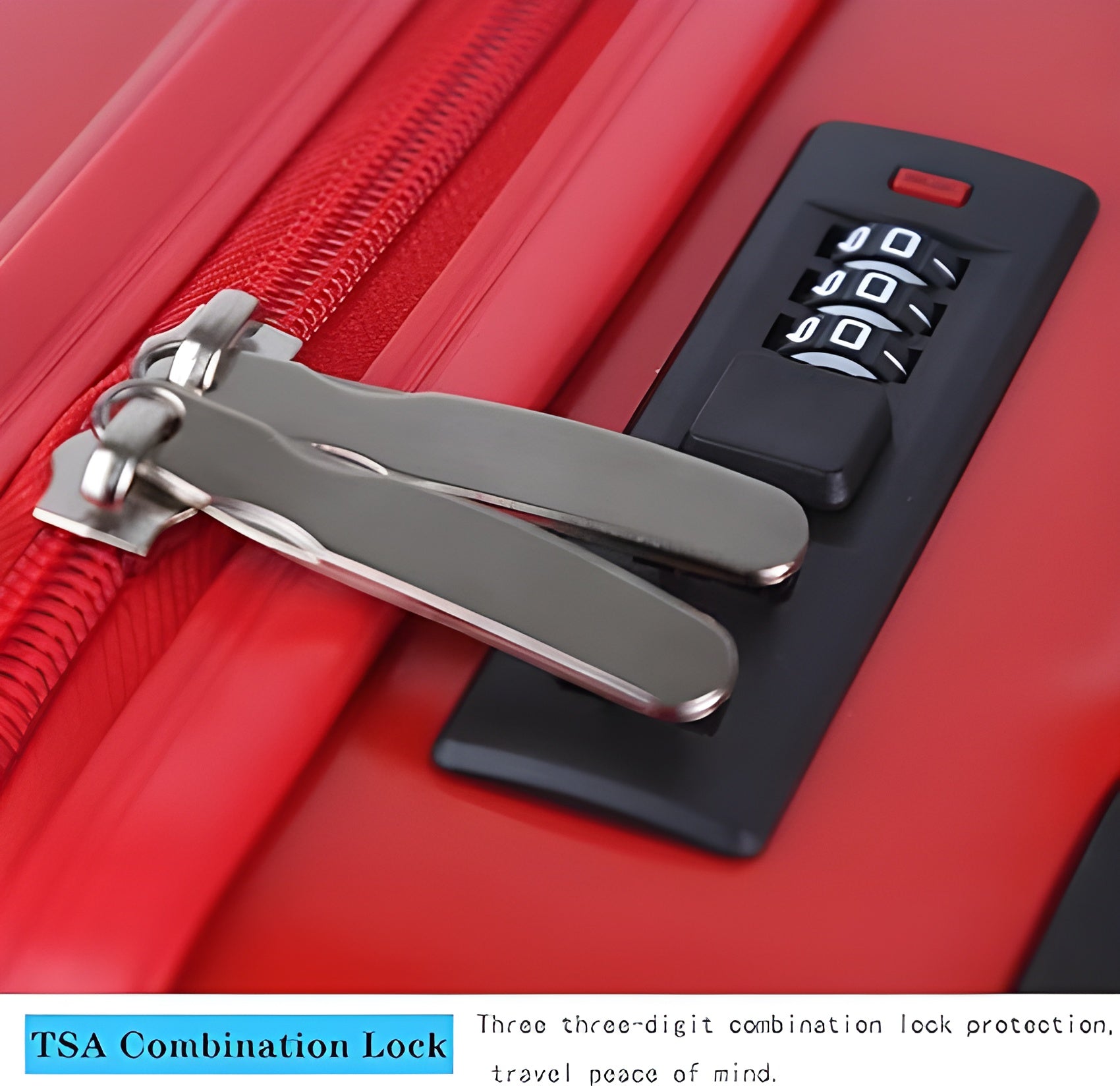 Kids Ride-on Travel Suitcase Trolley(RED)