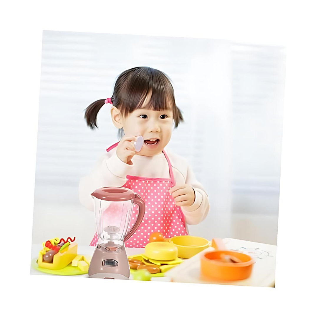 Kids Simulation Electric Toys Mini Juicer Kitchen Appliance Cartoon Plastic Child - Pack of 1 - Color May Vary