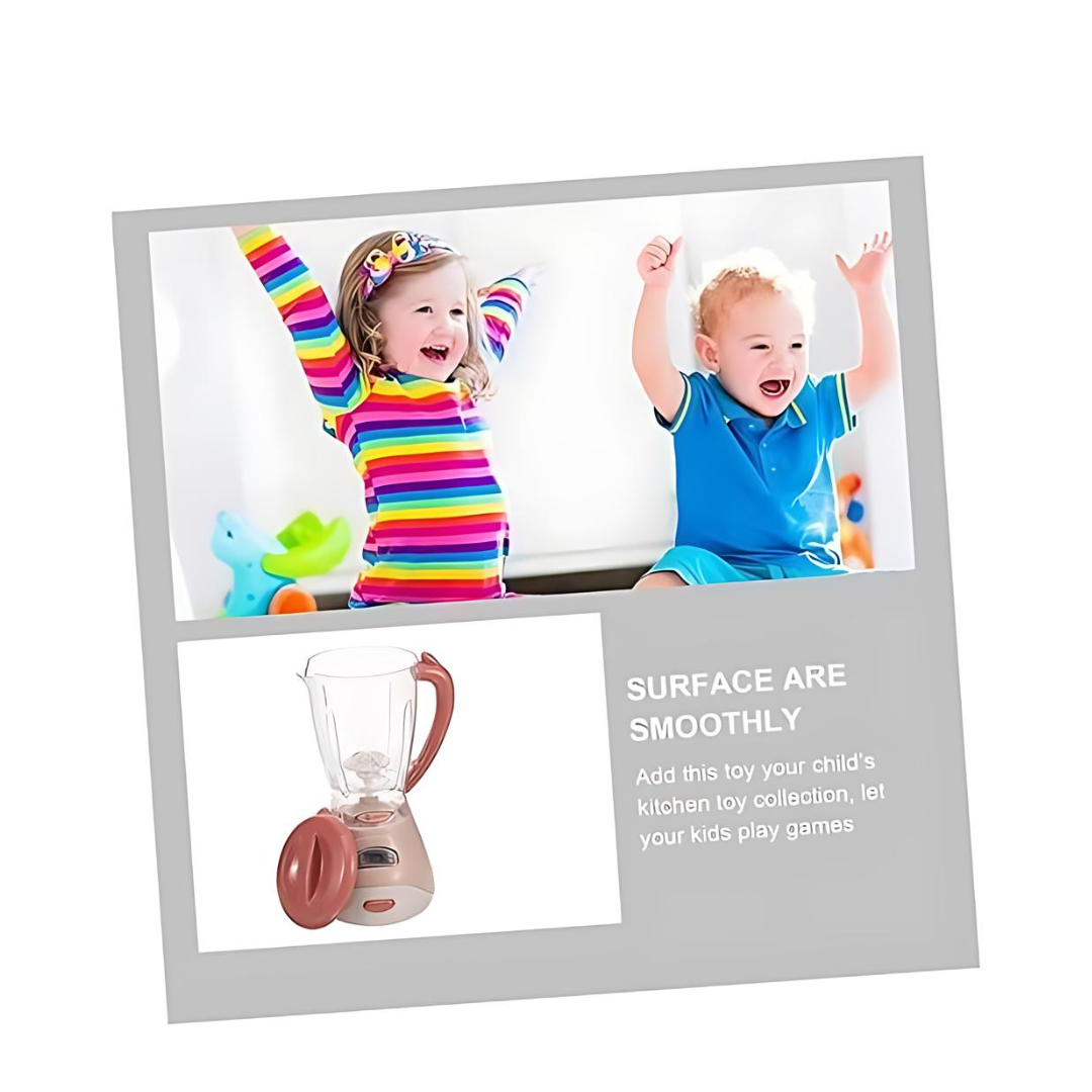 Kids Simulation Electric Toys Mini Juicer Kitchen Appliance Cartoon Plastic Child - Pack of 1 - Color May Vary