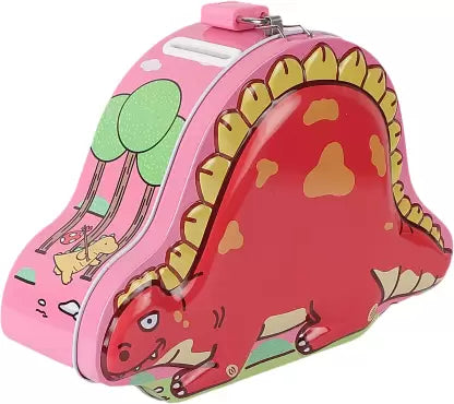 Dino Money Piggy Bank For Kids With Lock and key Coin Bank
