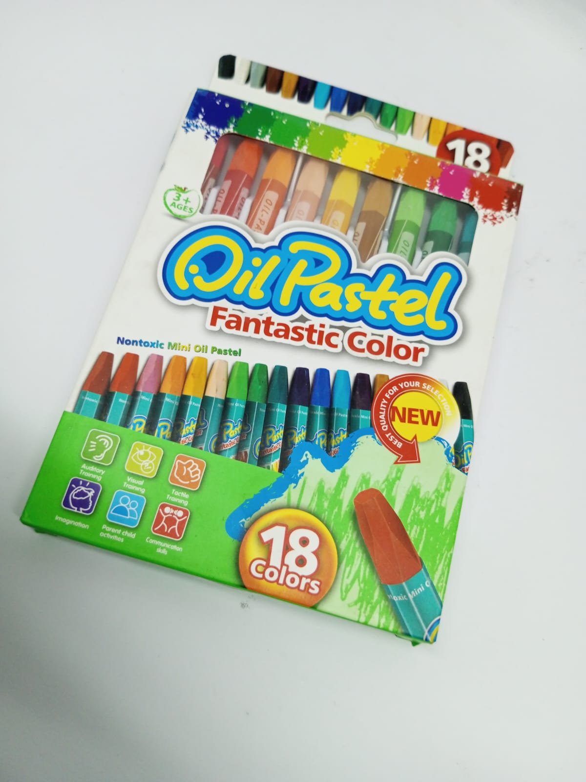 Oil Pastel 18 Colours