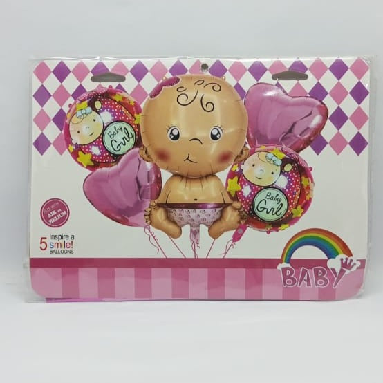 Baby Girl 5 Inspire A Smile Balloons