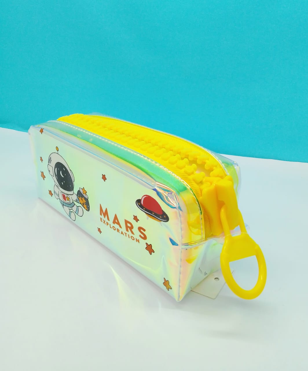 Mars Printed Holographic Pencil Pouch