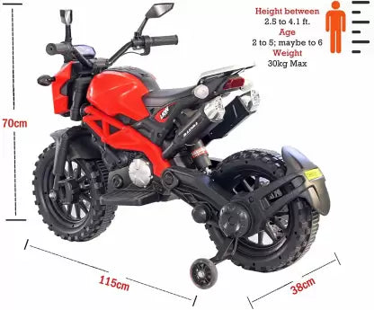 DL16530 Bike Battery Operated Ride On (Red)