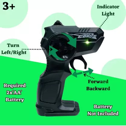 Off-Road Metal Die-Cast RC Race Car Toy for Kids