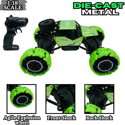 Off-Road Metal Die-Cast RC Race Car Toy for Kids
