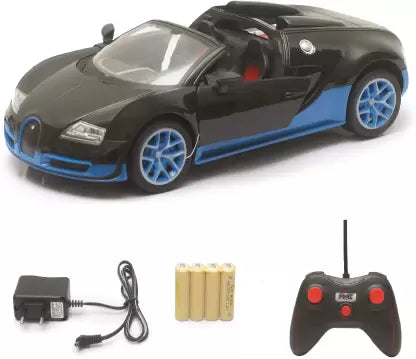 Open Bugatti with open door 1:16 5-channel R/C  (Blue, Black)