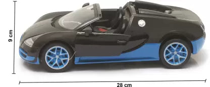 Open Bugatti with open door 1:16 5-channel R/C  (Blue, Black)