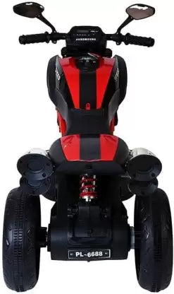6688 3 Wheel Battery Operated Ride On Bike for Kids, 1 to 2.5 Years Bike Battery Operated Ride On  (Black)