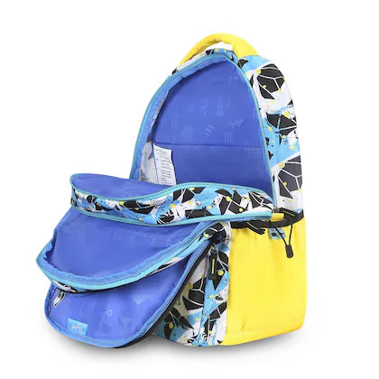 Skybags blue and yellow backpack on sale