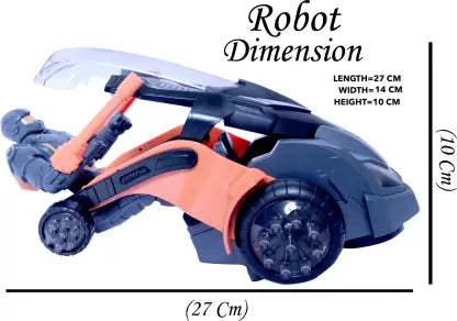 Police Man Robot Car Toy For Kids